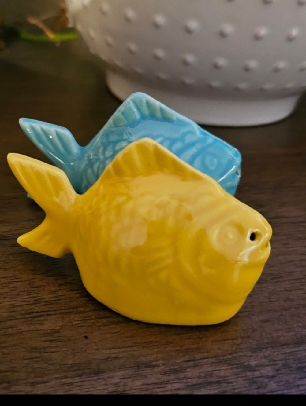 Vintage Fish Salt & Pepper Shakers Chicken Of The Sea